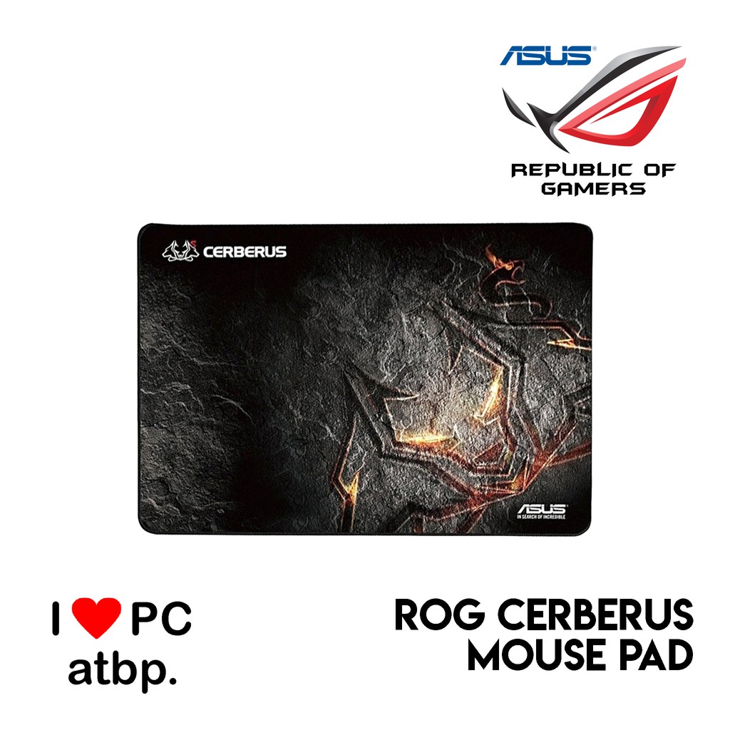 Asus Rog Cerberus Gaming Mouse Pad 400 X 300 X 4 Mm Shopee Philippines