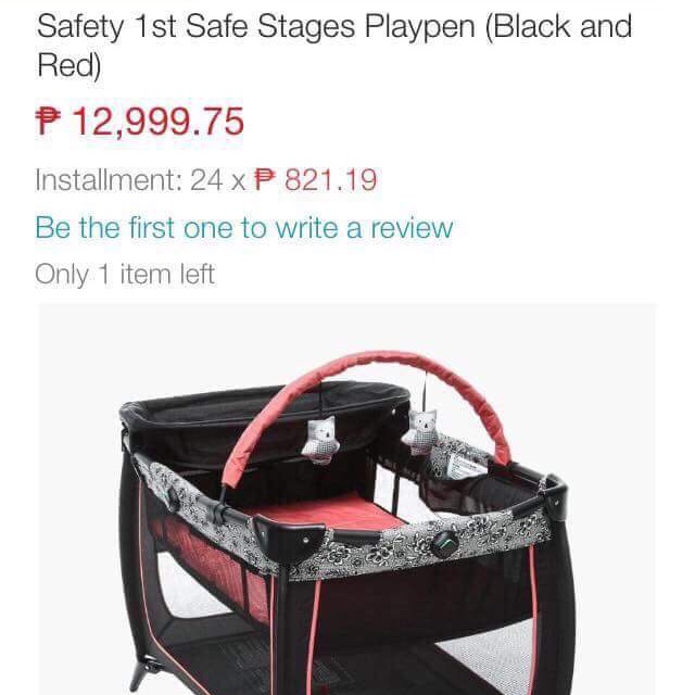 Safety 1st Safe Stages Crib Playpen Shopee Philippines