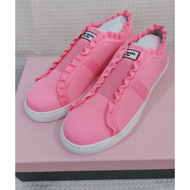 Kate Spade New York Lance Ruffle Pink Sneakers US  | Shopee Philippines