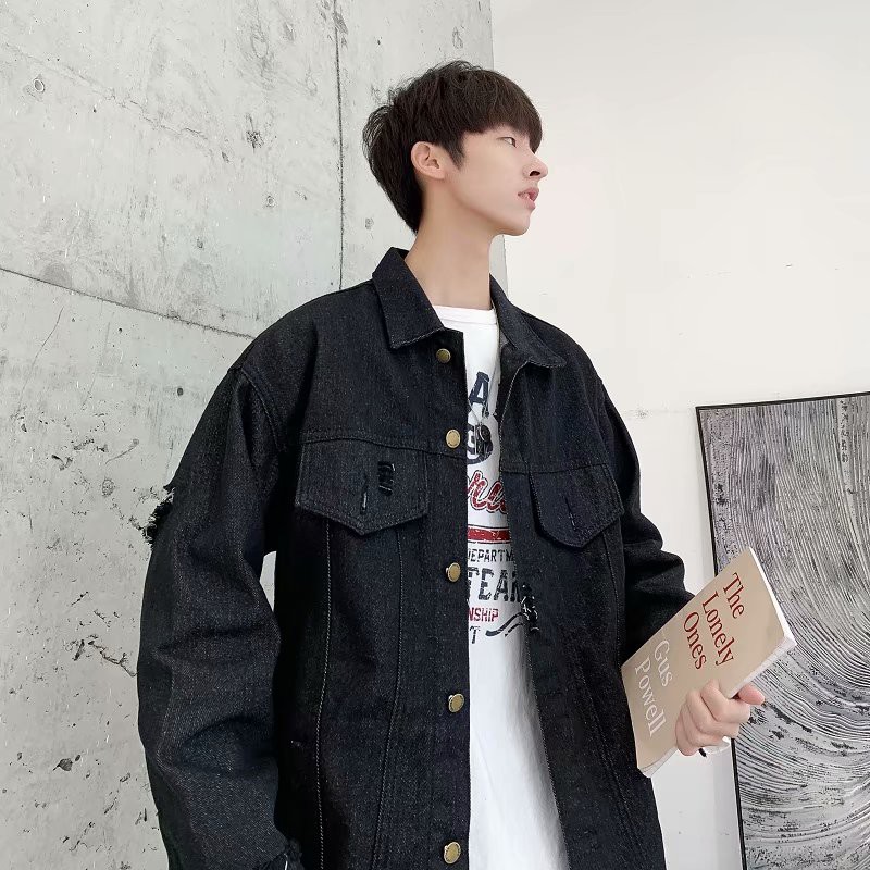 big size denim jacket