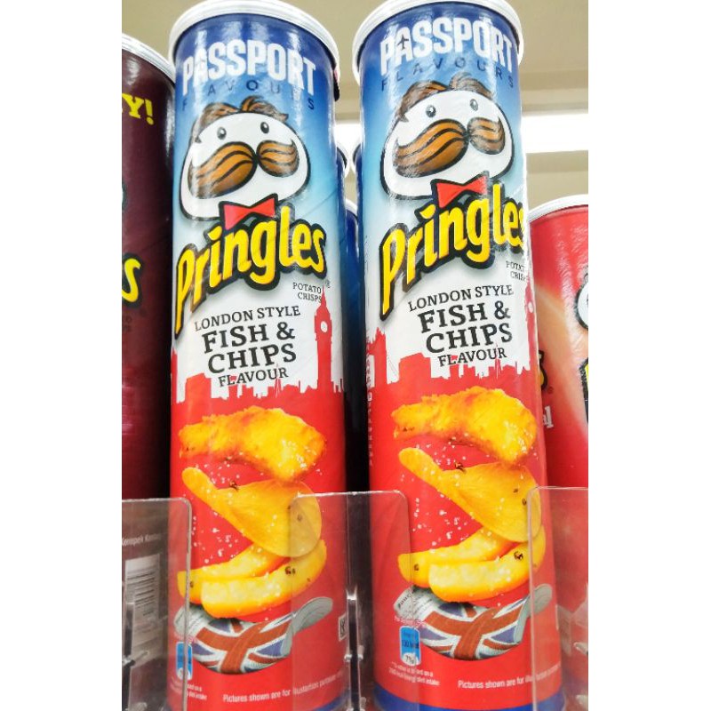 Sale‼️Pringles Passport New York Style Fish and Chips 147g | Shopee ...