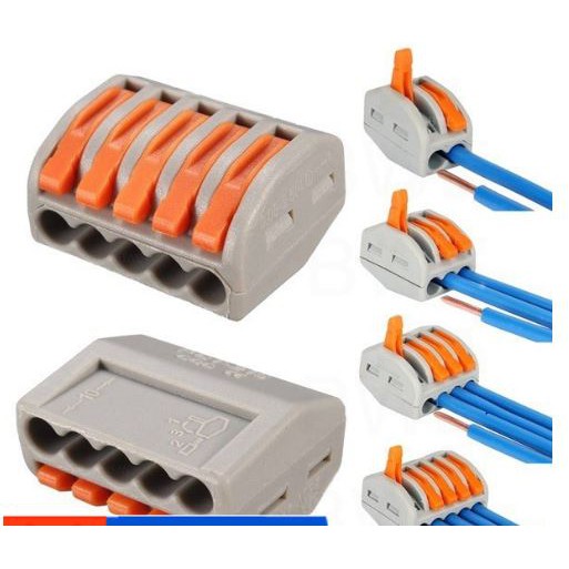 COD 2pin or 3pin WAGO UNIVERSAL COMPACT WIRE WIRING CONNECTOR | Shopee ...