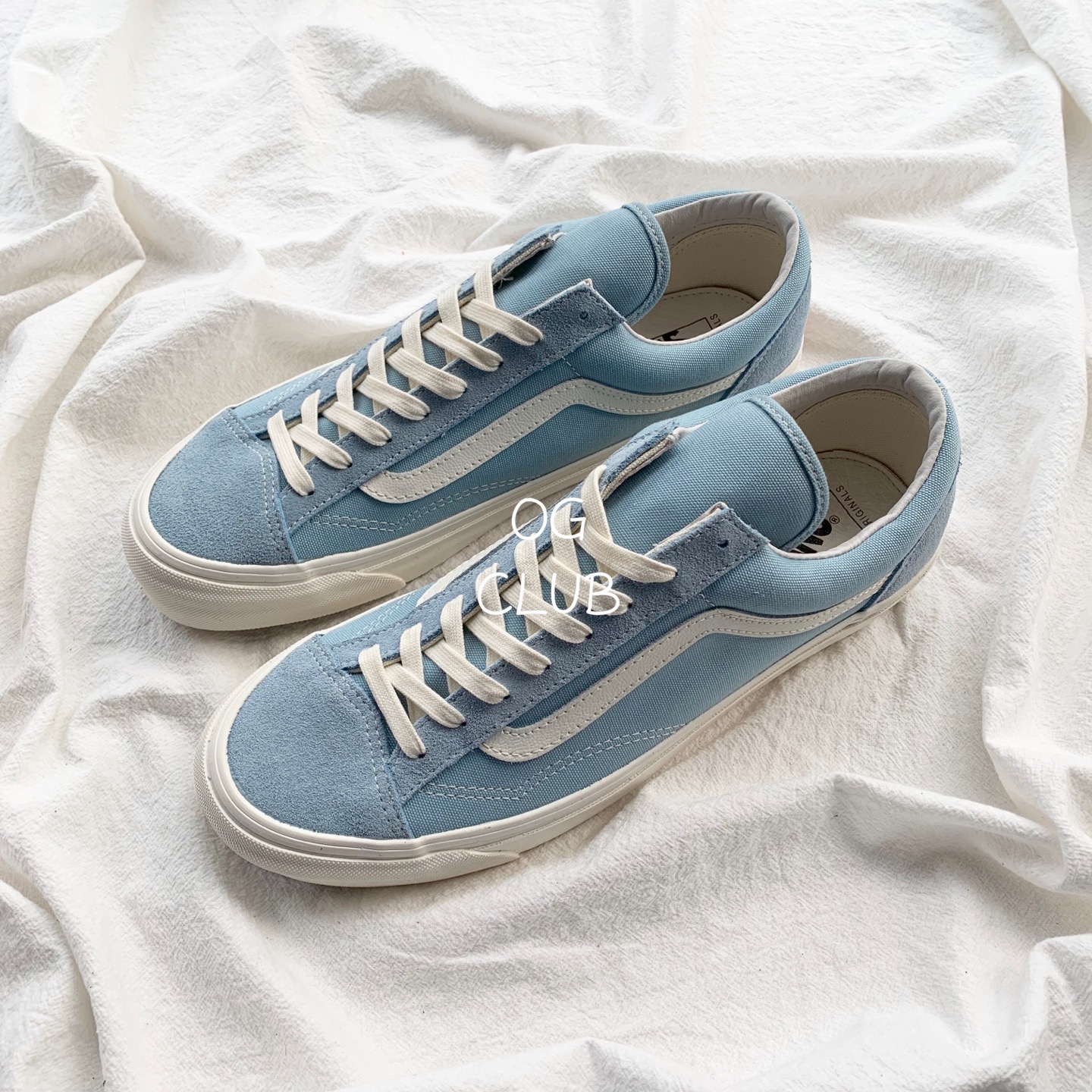 vans og style 36 lx blue