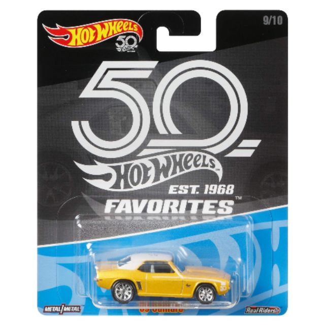 hot wheels 69 camaro 50th anniversary