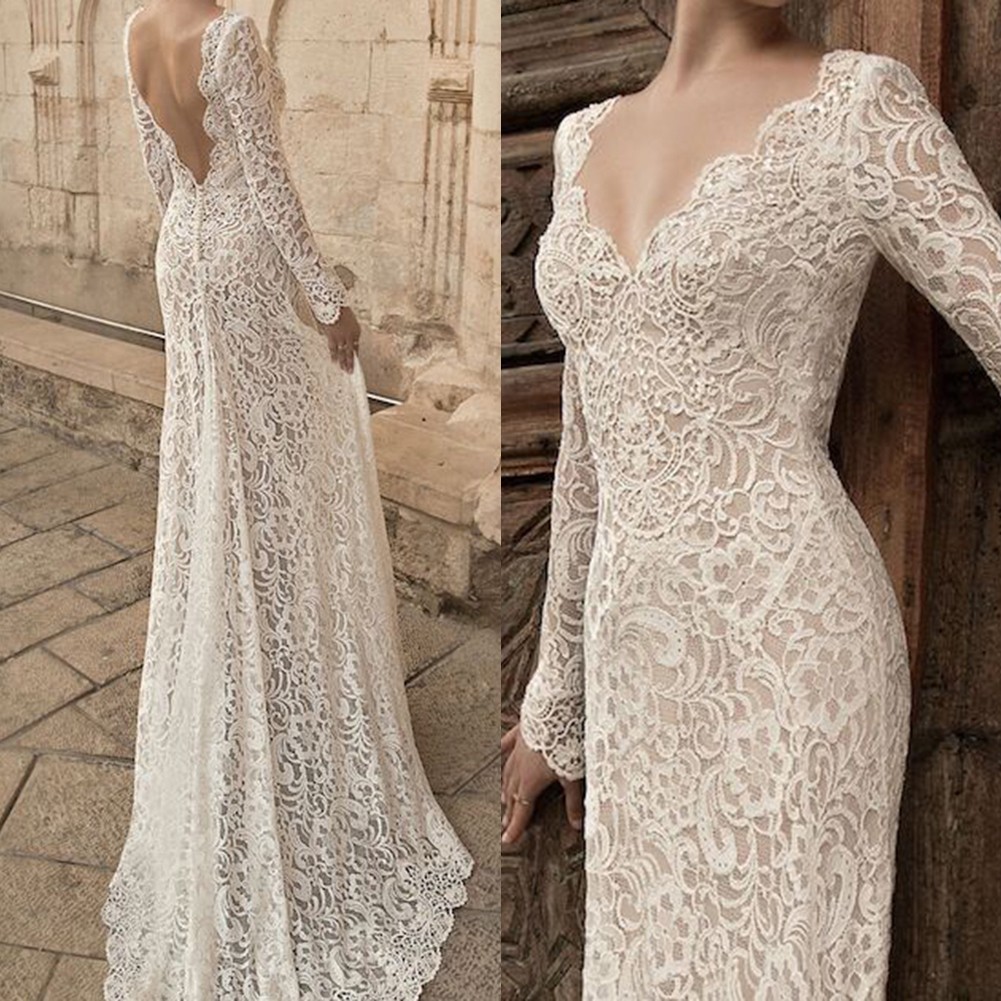 lace evening wear