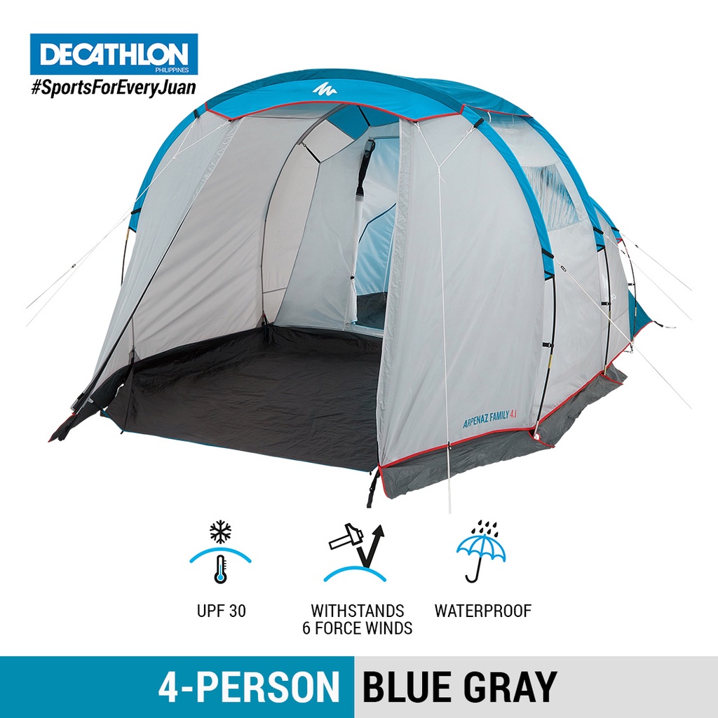 Decathlon Quechua Arpenaz 4.1 Mountain Hiking Camping Tent For 4