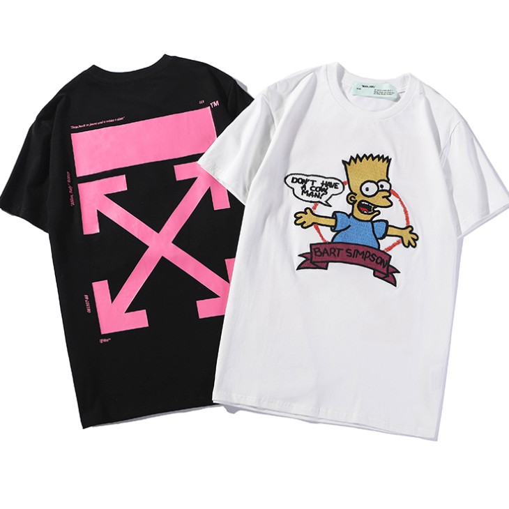 bart simpson t shirt off white