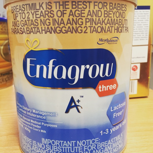 enfagrow free lactose