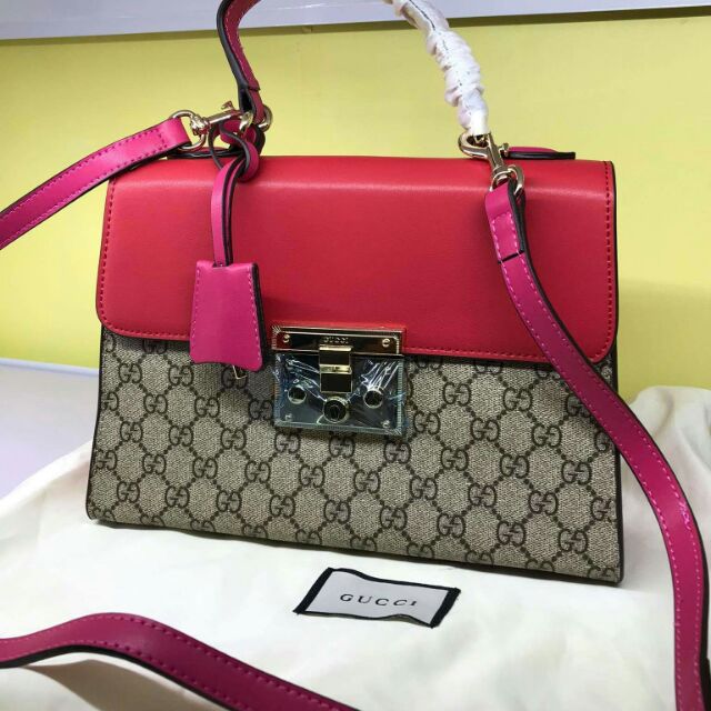 gucci padlock top handle