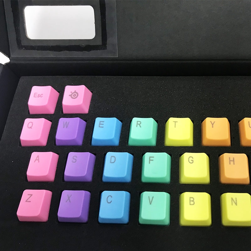 Steelseries Rainbow Keycap Custom 38 Key Rainbow Keycap Mechanical Keyboard 104 Key Pbt Light Transmissive Keycap Shopee Philippines