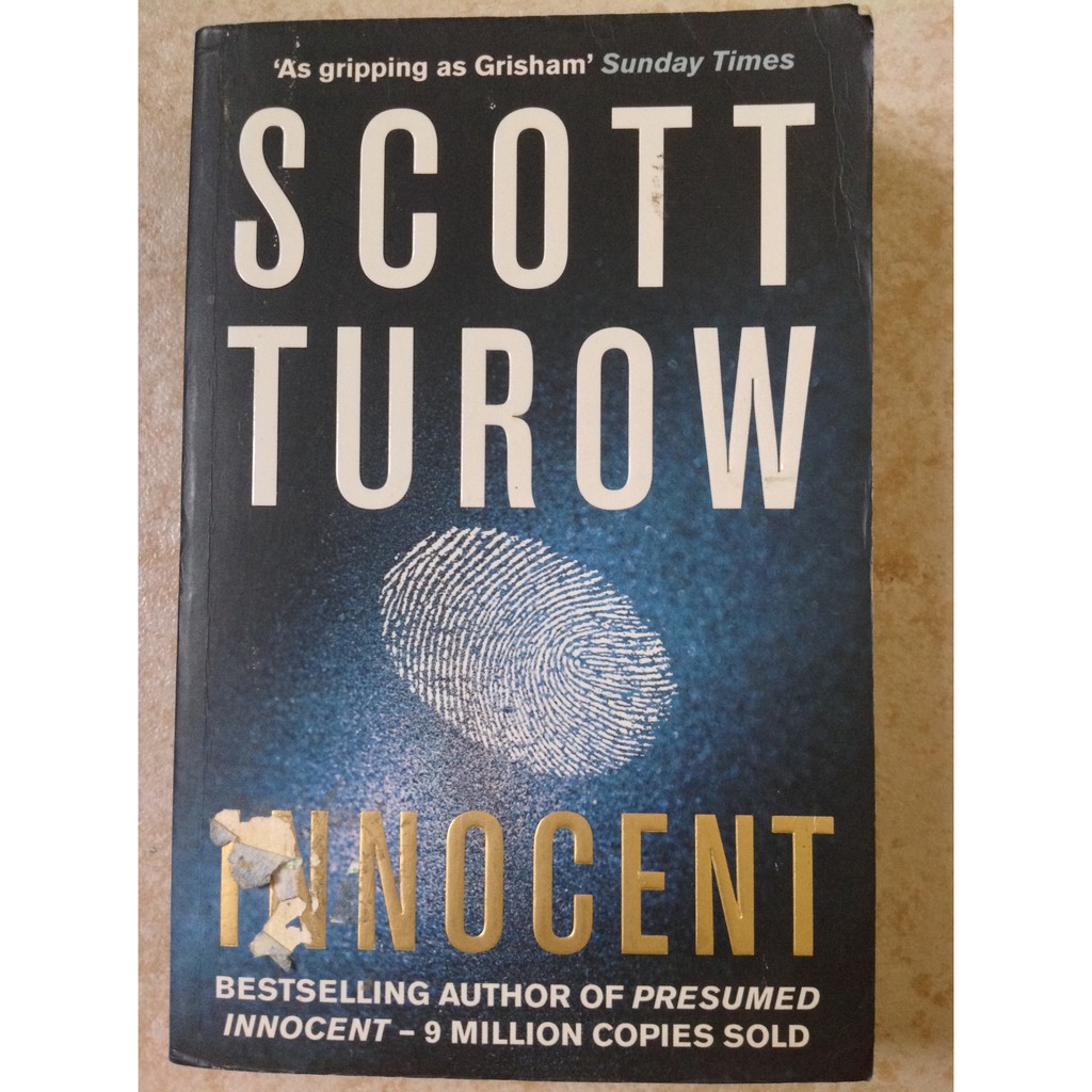 Paperback Book Innocent Scott Turow Shopee Philippines