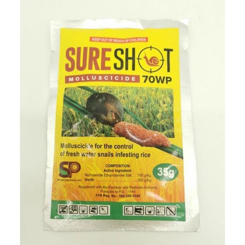 S&P SURESHOT (Metaldehyde) GARDEN SLUG AND SNAIL KILLER POWDER 35 GRAMS ( LIKE BAYLUSCIDE
