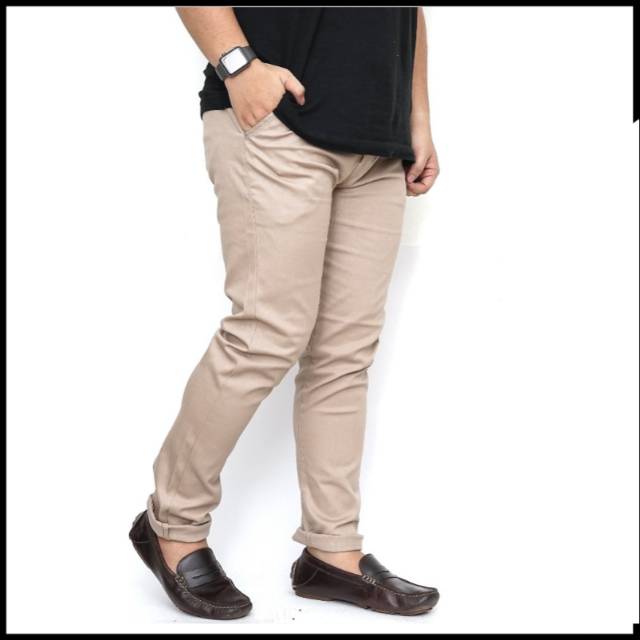 black skinny chino pants mens