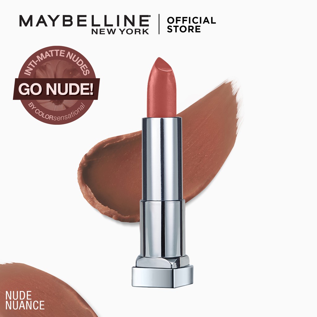 Maybelline Creamy Mattes Lipstick (Chili Nude) Review 