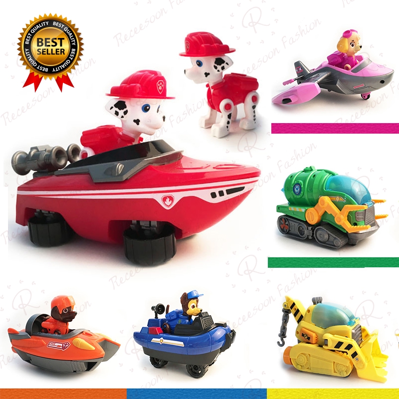 paw patrol cars and figures