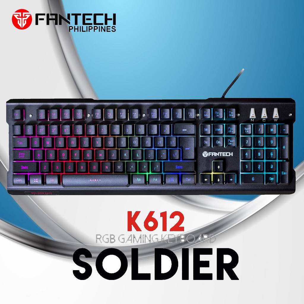 COD Original FANTECH K612 SOLDIER RGB GAMING KEYBOARD Shopee Philippines