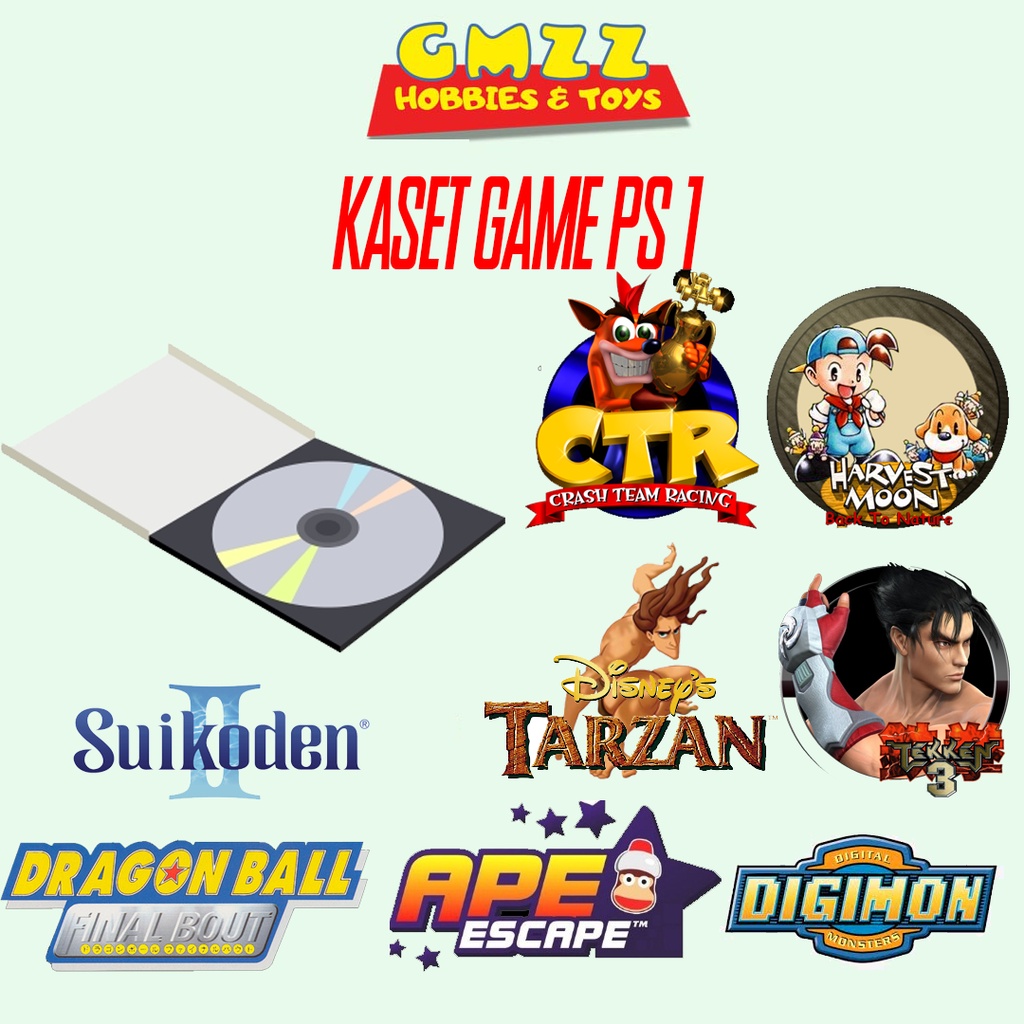 Cassette Cd Game Ps1 Psx Playstation Request Title Shopee Philippines