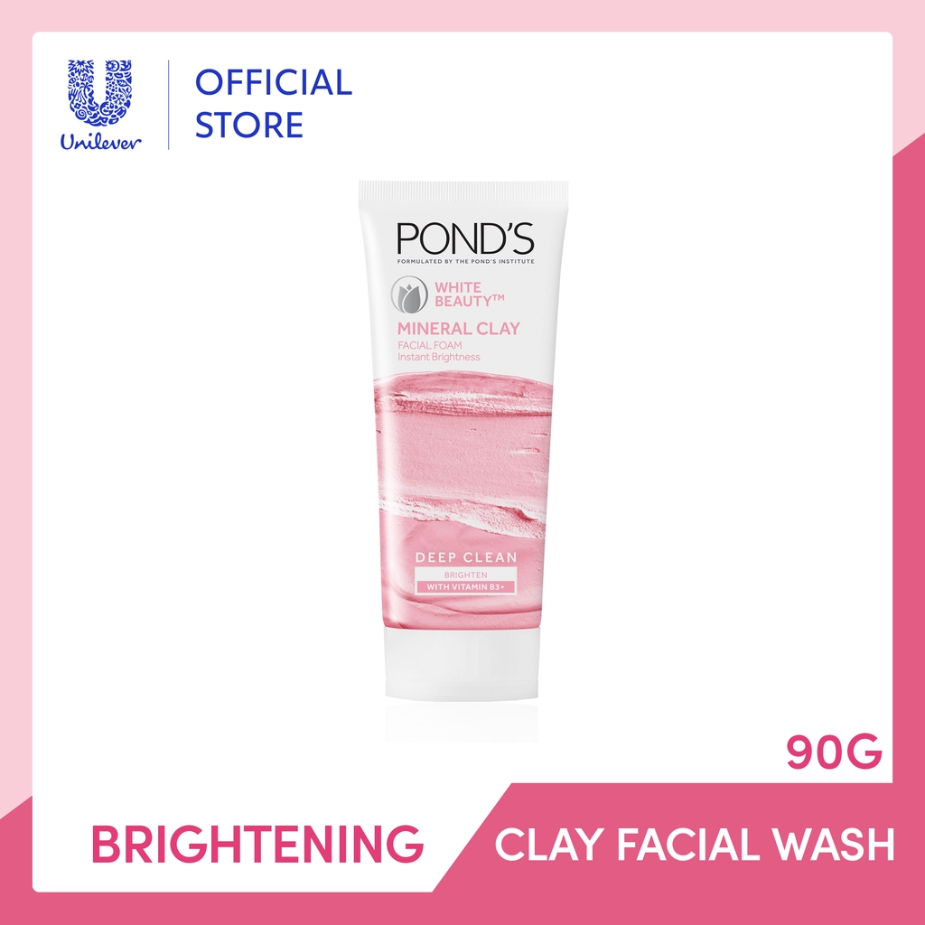 ponds white beauty clay foam