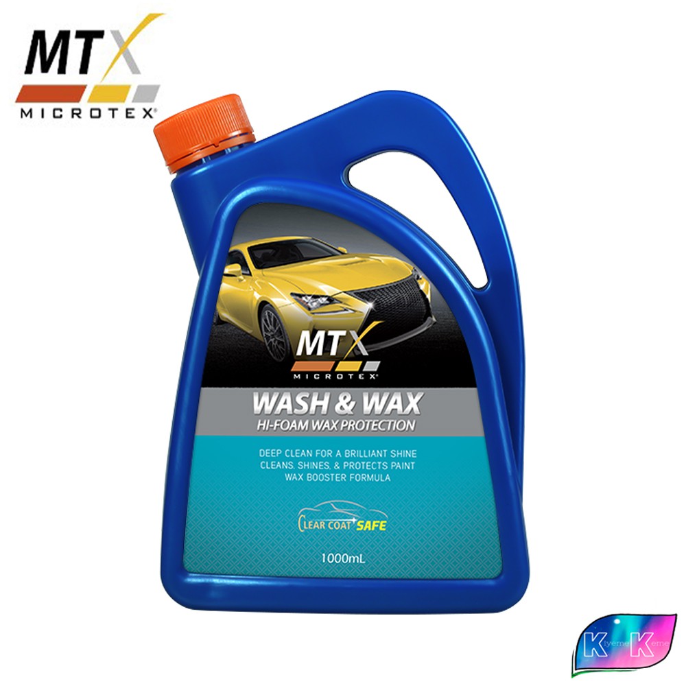 Microtex Wash and Wax 1L (HiFoam Wax Protection Car Shampoo, MTX Car