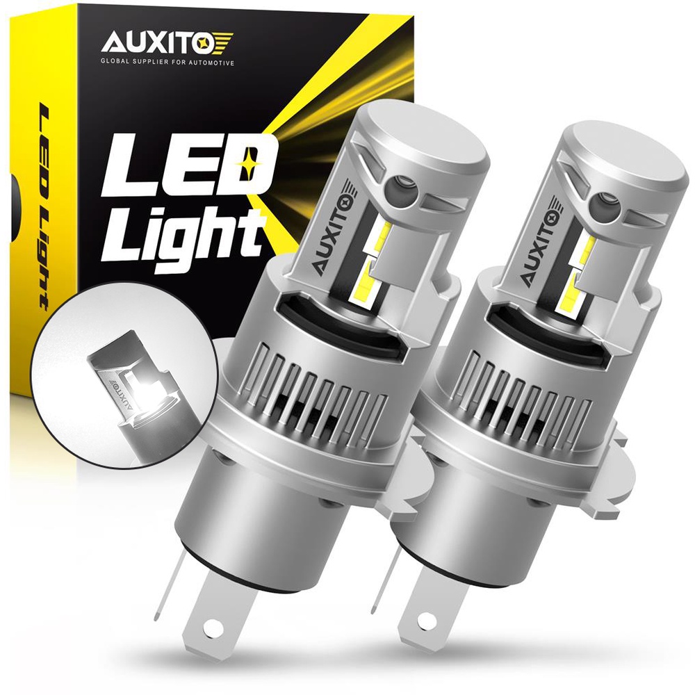 AUXITO Q16 2Pcs H4 Led Headlight 100W 20000Lm Super Bright H4 9003 Hb2