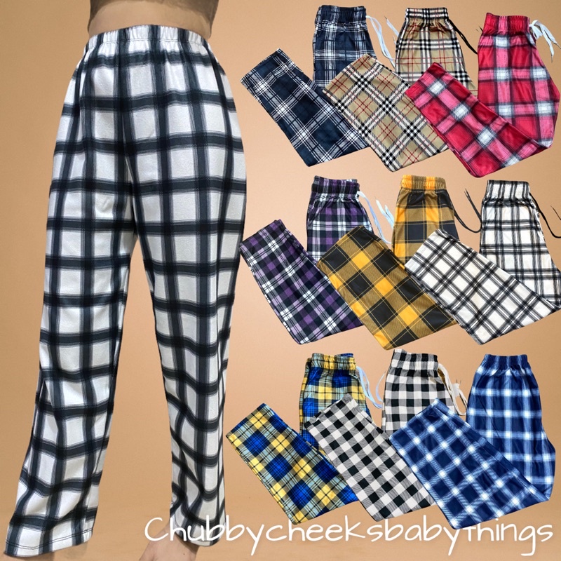 Checkered Pajama Pants atelieryuwa.ciao.jp