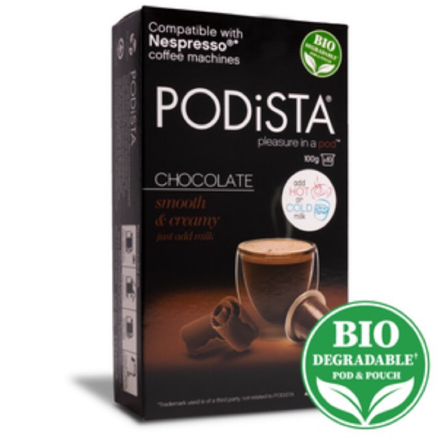 Podista Smooth and Creamy Hot Chocolate Nespresso ...