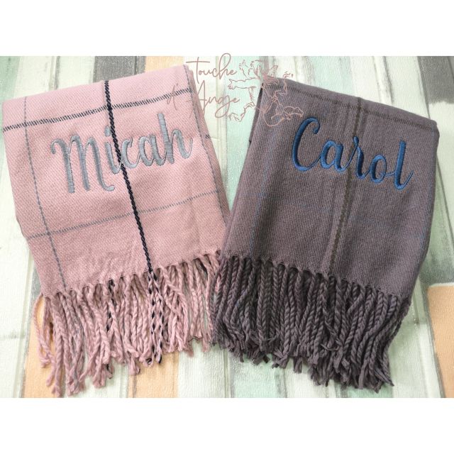 personalized scarf