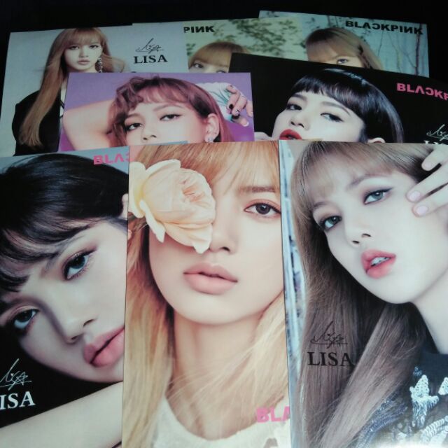 Blackpink Lisa Solo Poster Set 8pcs Shopee Philippines 