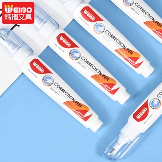 WEIBO Correction Fluid Liquid Pen Large Content 9ml Quick-Drying Office School Student Supplies