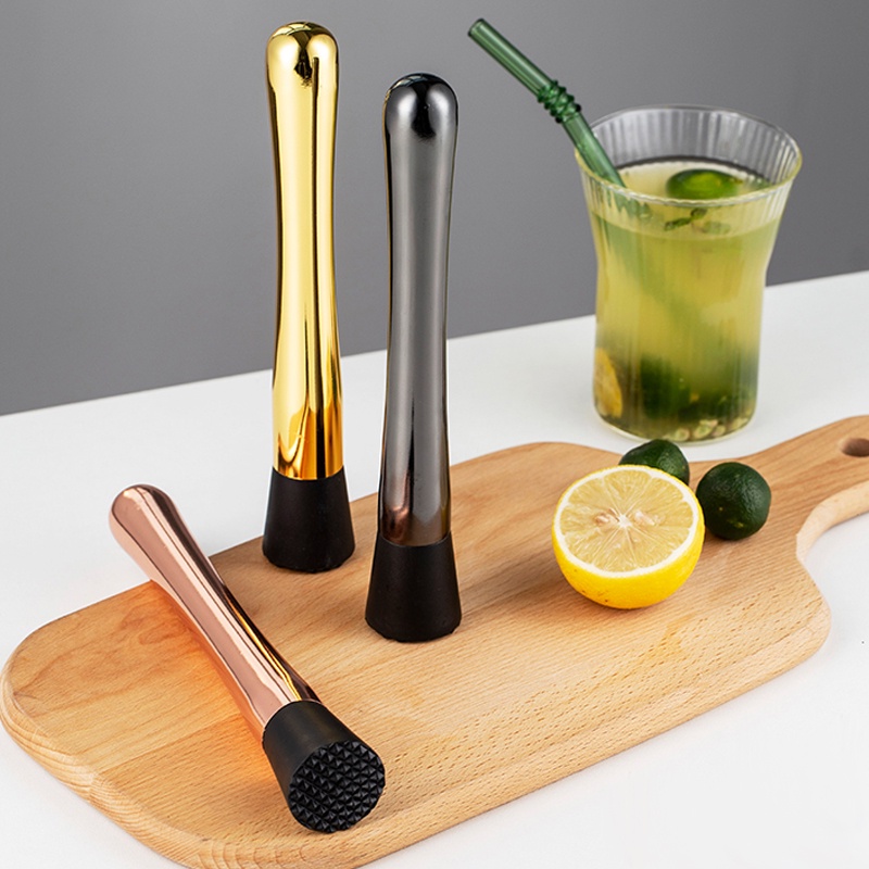 Black/Rose Gold/Sliver/Gold Stainless Steel Bar Crushed Popsicle