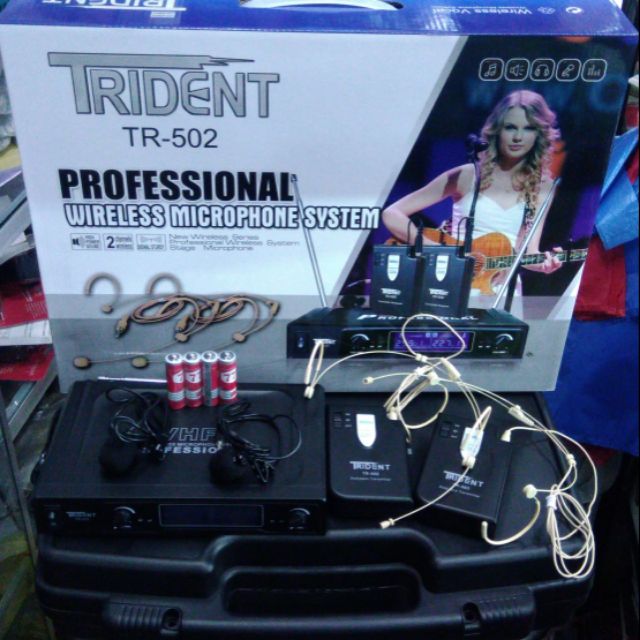 TR 502 Trident Wireless Microphone / Lapel Wireless Shopee Philippines