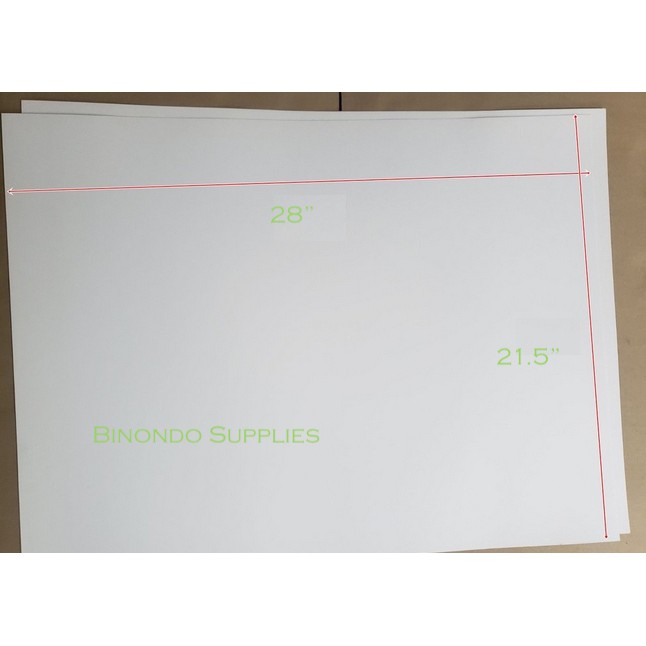 Vellum Bristol Board White Cartolina Size 5 sheets 300 gsm Shopee Philippines