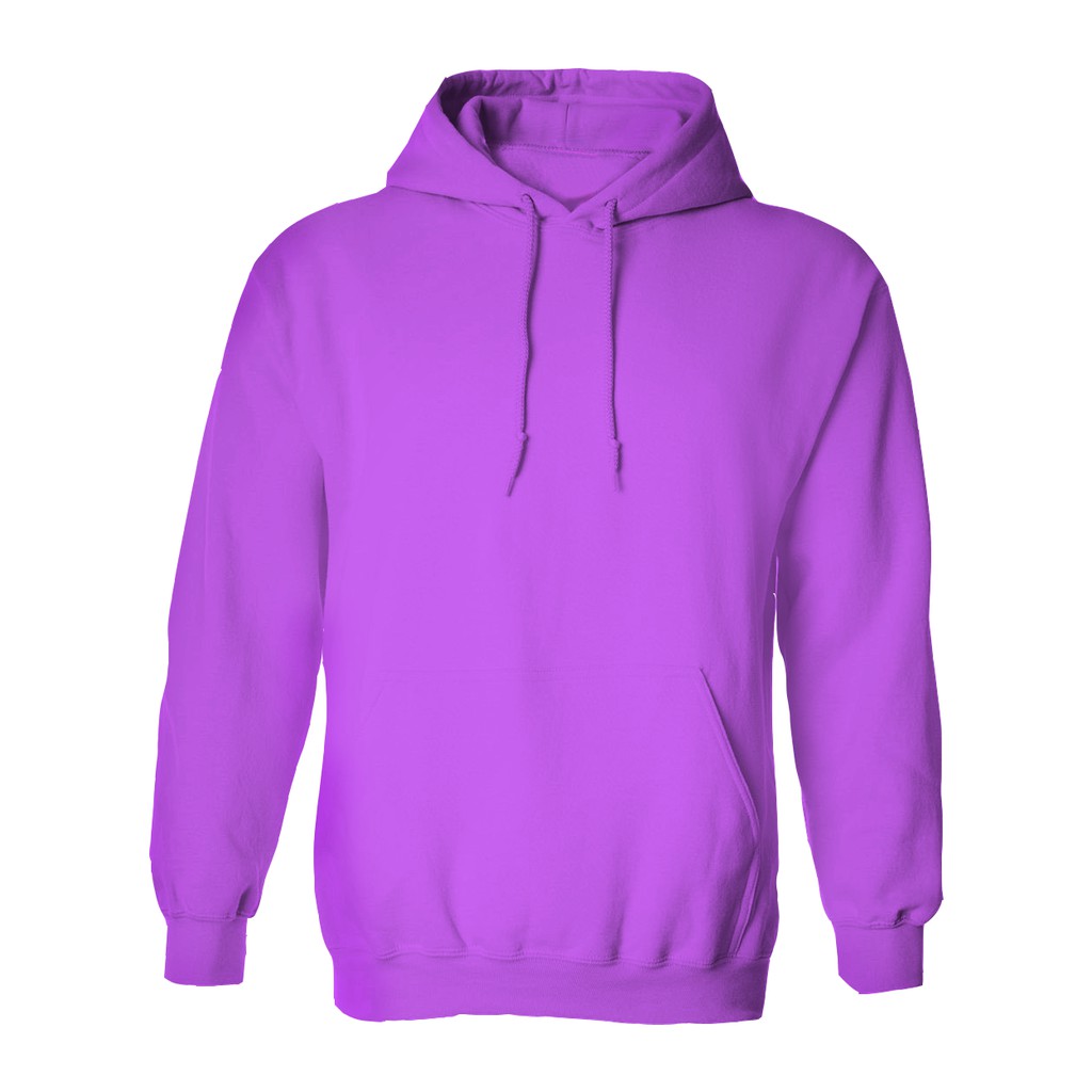 purple plain hoodie