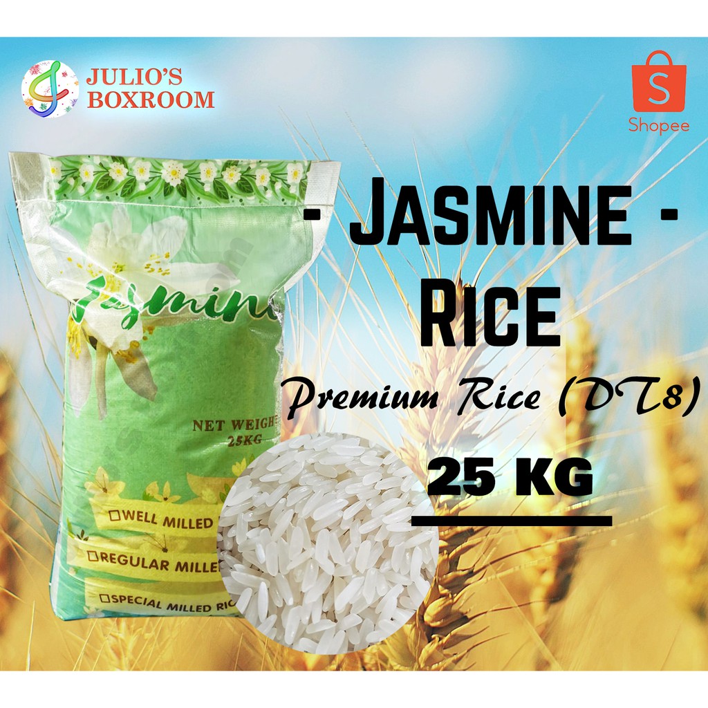 Pure Jasmine Rice | Premium Rice 25KG | Shopee Philippines