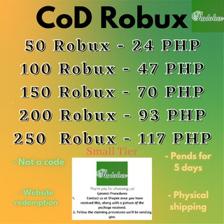 Roblox Robux Gift Card Cod Shopee Philippines - roblox cards in the philippines