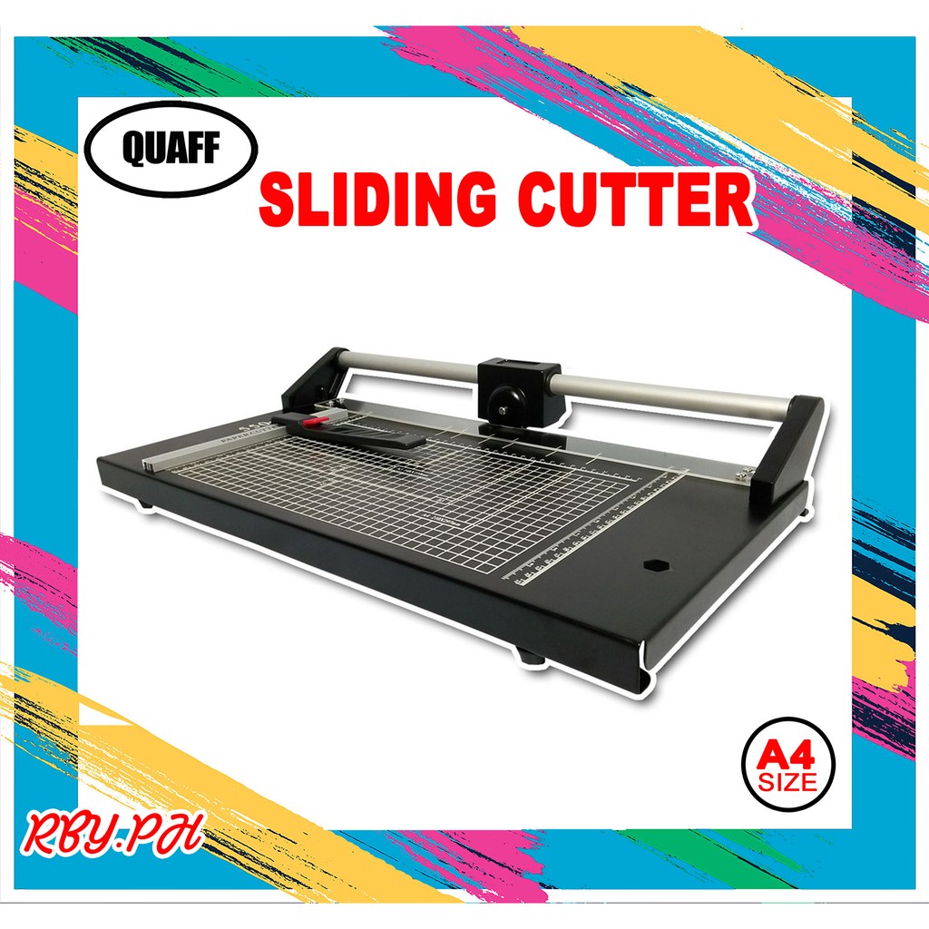 Quaff SLIDING PAPER CUTTER A4 size (Metal Base) Shopee Philippines