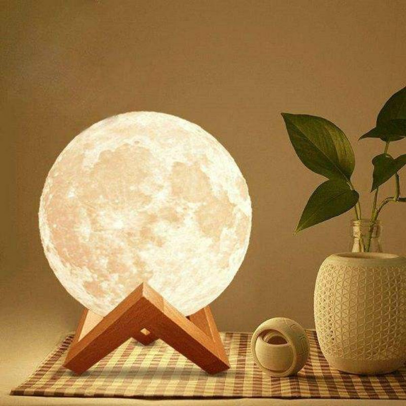 LED Moon Light Lamp Lunar Light Lamp Study Lamp Bedroom Led Bed Lamp