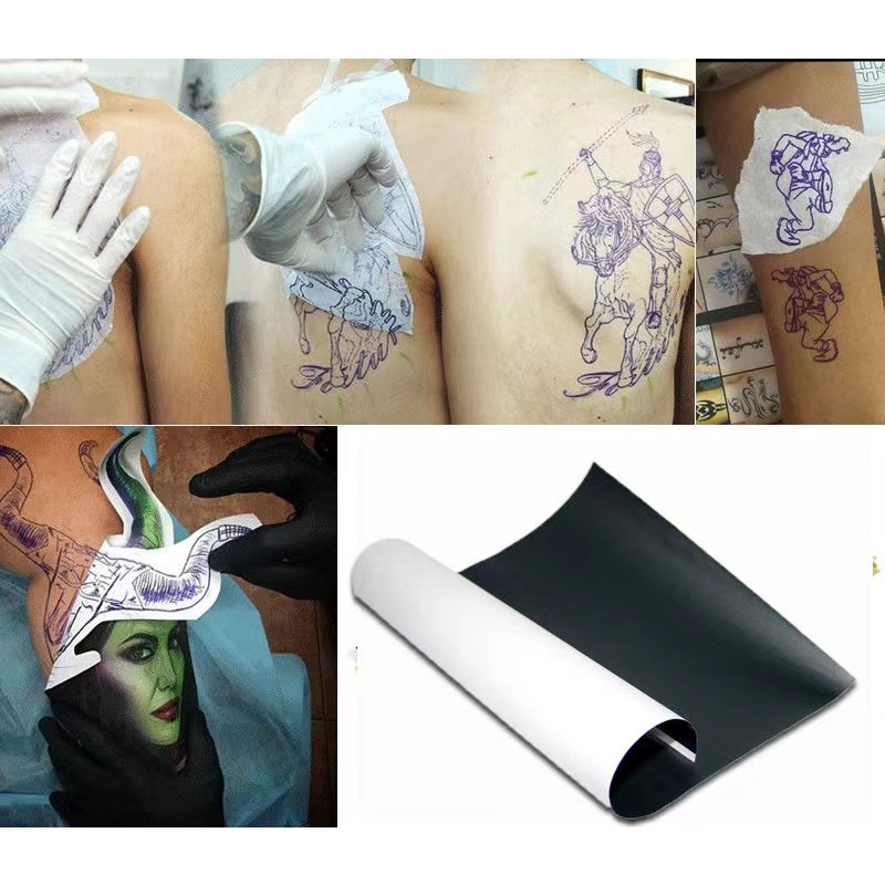 10pcs/bag Spirit Original Tattoo Transfer Paper Thickening Tattoo Stencil Classic Sheet Carbon Print