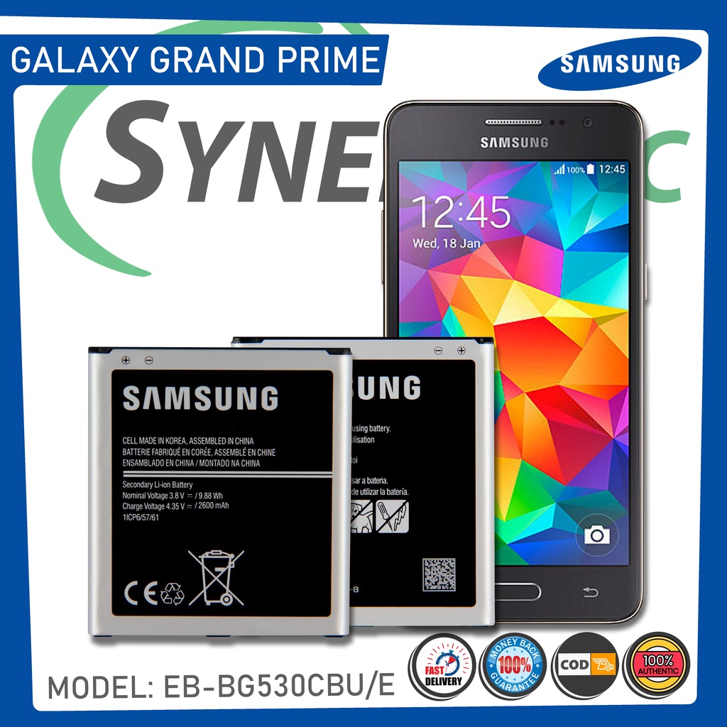 Original Samsung Galaxy Grand Prime Original Battery G530 G530f Battery Model Eb Bg530bbe 2600mah 379