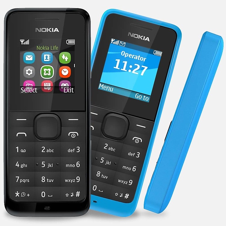 Basic Phone Nokia 1050 Feature Phone Nokia 105 straight keys old phone ...