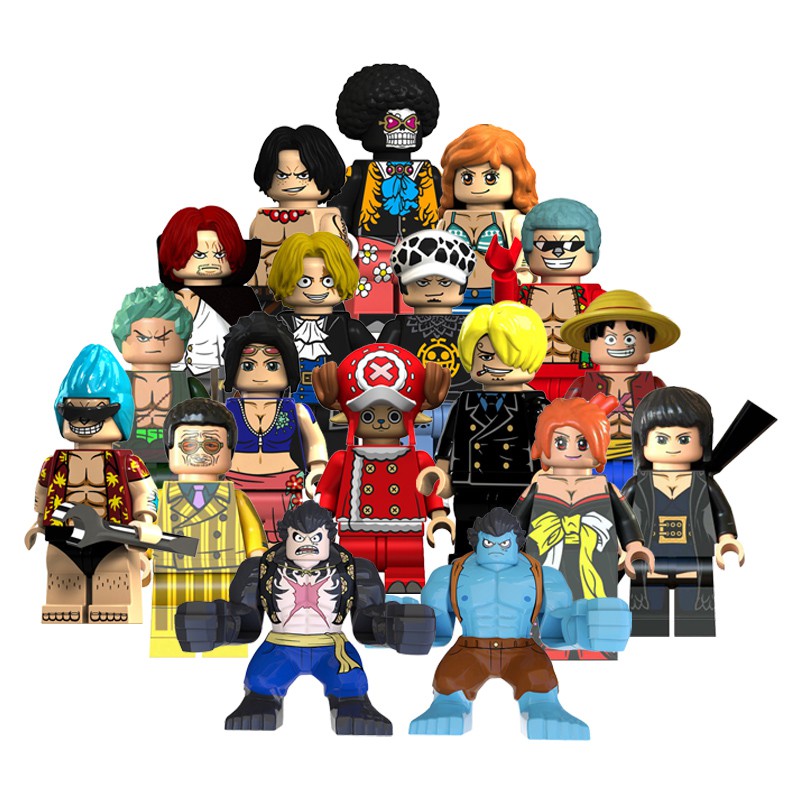 One Piece Minifigures Tony Chopper Nami Big Luffy Lego Compatible Building Blocks Toys Shopee Philippines