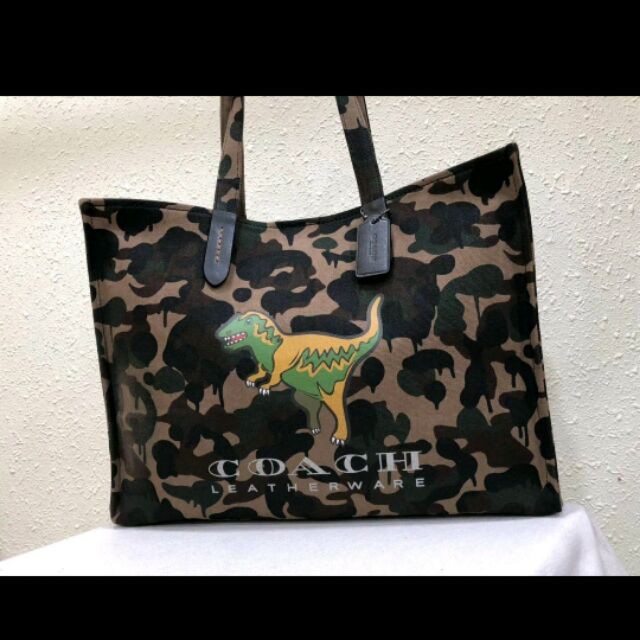 coach dinosaur tote