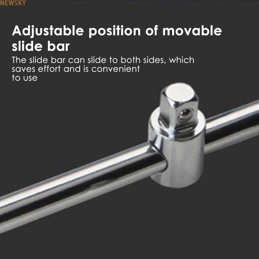 Drive Socket Wrench Extension Sliding T Bar Auto Repair Tools Crv