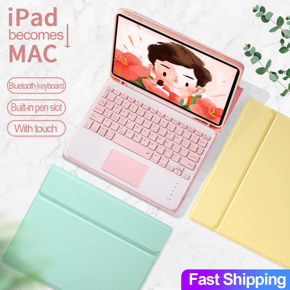 Ipad Case Keyboard With Touchpad Mouse Ipad Pro 9 7 10 5 11 Air 2 3 2017 2018 2019 2020 10 2 7th 5th 6th Generation Cover Shopee Philippines - roblox ipad bluetooth keyboard