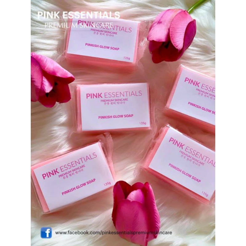 pink glow soap