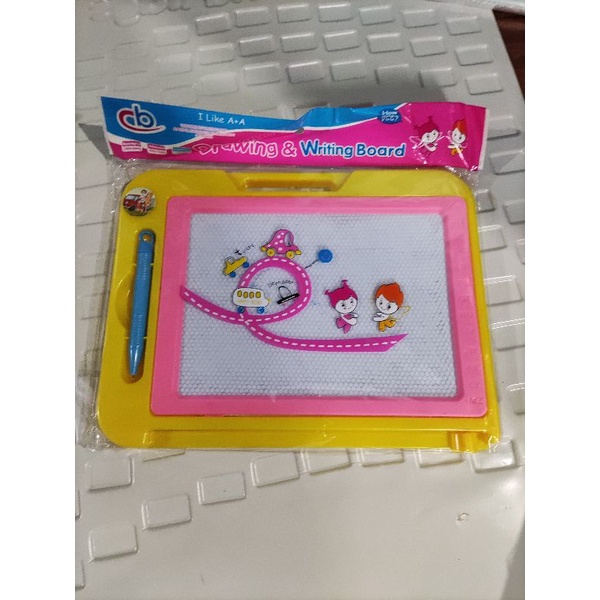 Kids Magic Drawing and Writing board / plastic whiteboard with small ...