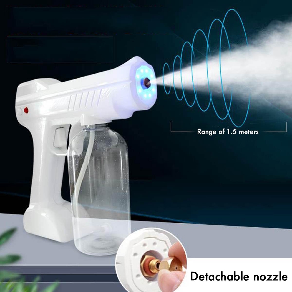 10W 800ML Household Portable Wireless Sprayer Machine Blue Light Nano