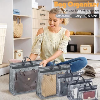 Multipurpose Clear Bag Storage Dust Bag cover Organizer Handbag Protector Hanging Bag Pouch