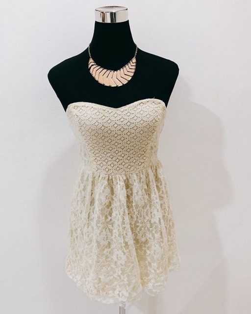 hollister white dress