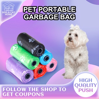 Dog Poop Bag Dispenser Pet Trash Bag Garbage Bag (15 bags a roll )